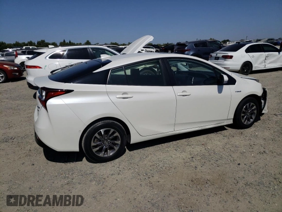 2020 Toyota Prius L Eco with VIN JTDKARFU6L3124832, listed as a Copart auction lot 60941025 with 42,646 mi miles and Salvage title. Bid and sale history available at DreamBid. Image 3.