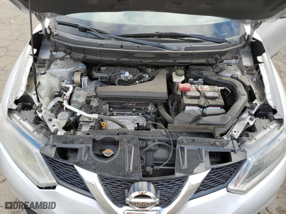 2015 Nissan Rogue S with VIN KNMAT2MV0FP550215, listed as a Copart auction lot 76208594 with 110,270 mi miles and Salvage Title. Bid and sale history available at carsss.com. Image 12.