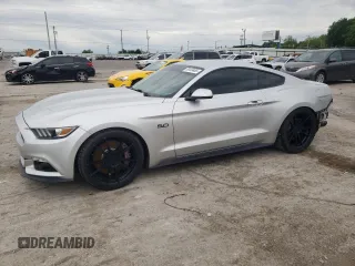 2015 Ford Mustang GT z VIN 1FA6P8CF3F5338014, wystawiony jako Copart lot #55103465 z przebiegiem 59 929 mil mil oraz Szkoda całkowita • Salvage title. Historia ofert i sprzedaży dostępna na DreamBid. Obrazek 1.