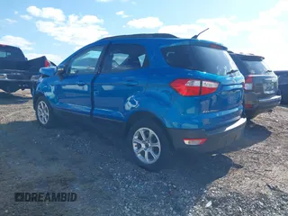 2020 Ford EcoSport SE with VIN MAJ3S2GEXLC325834, listed as a IAAI auction lot 42027101 with 56,009 mi miles and . Bid and sale history available at DreamBid. Image 3.