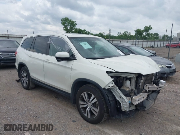 2018 Honda Pilot EX-L with VIN 5FNYF5H55JB016471, listed as a IAAI auction lot 42397519 with 102,482 mi miles and . Bid and sale history available at DreamBid. Image 1.