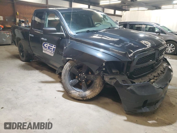 2017 Ram 1500 Express with VIN 1C6RR7FG0HS548324, listed as a Copart auction lot 49478575 with 88,284 mi miles and Salvage Title. Bid and sale history available at carsss.com. Image 4.