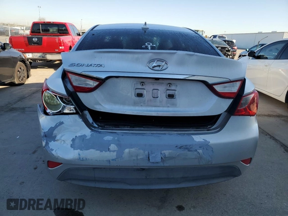 2014 Hyundai Sonata GLS with VIN 5NPEB4AC5EH935492, listed as a Copart auction lot 50456485 with 134,904 mi miles and Salvage Title. Bid and sale history available at carsss.com. Image 6.
