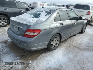 2008 Mercedes-Benz C 350 Sport with VIN WDDGF56X58F016031, listed as a Copart auction lot 45545055 with 149,862 mi miles and Salvage Title. Bid and sale history available at DreamBid. Image 3.