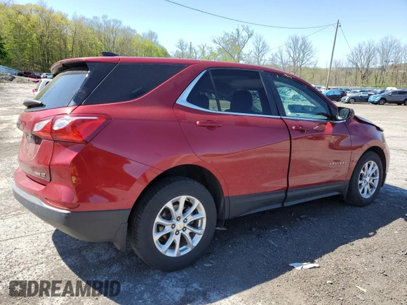 2021 Chevrolet Equinox LT with VIN 3GNAXUEV2ML320769, listed as a Copart auction lot 54799255 with Not Provided miles and Salvage Title. Bid and sale history available at DreamBid. Image 3.