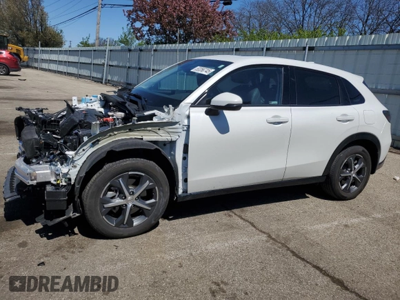 2024 Honda HR-V EX-L with VIN 3CZRZ2H70RM708599, listed as a Copart auction lot 53356745 with 18,419 mi miles and Salvage title. Bid and sale history available at DreamBid. Image 1.