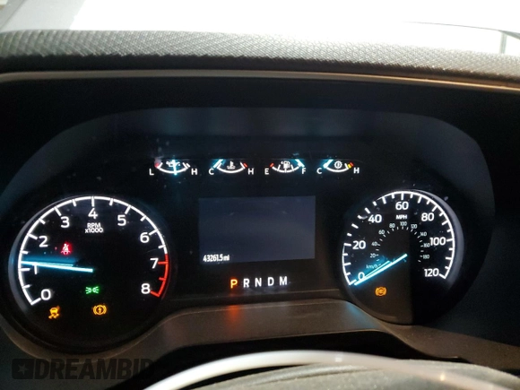 2022 Ford F-150 XL с VIN 1FTFX1E55NFB71587, выставлен на аукционе Copart как лот 84770224 с пробегом 43 261 миль миль и Списание • Salvage title. История ставок и продаж доступна на DreamBid. Изображение 9.