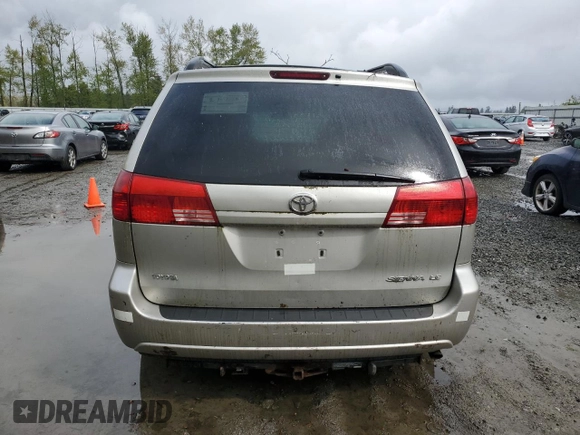 2004 Toyota Sienna CE with VIN 5TDZA23CX4S142364, listed as a Copart auction lot 54096755 with 222,763 mi miles and Clean Title. Bid and sale history available at DreamBid. Image 6.