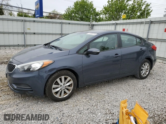 2014 Kia Forte LX with VIN KNAFX4A62E5210705, listed as a Copart auction lot 51559574 with 93,571 mi miles and Salvage Title. Bid and sale history available at carsss.com. Image 1.