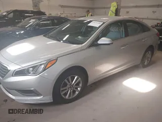 2017 Hyundai Sonata 2.4L with VIN 5NPE24AF8HH447863, listed as a IAAI auction lot 42039288 with 183,044 mi miles and . Bid and sale history available at carsss.com. Image 2.
