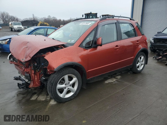 2007 Suzuki SX4 with VIN JS2YB413175107297, listed as a Copart auction lot 52012665 with 40,044 mi miles and Salvage Title. Bid and sale history available at carsss.com. Image 1.