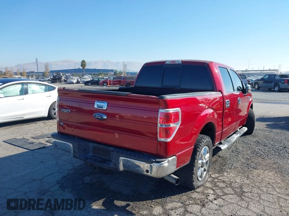 2014 Ford F-150 XL with VIN 1FTFW1CT1EKE13383, listed as a IAAI auction lot 41049071 with 1 mi miles. Bid and sale history available at carsss.com. Image 4.