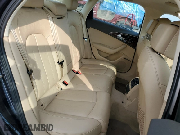 2015 Audi A6 Premium Plus with VIN WAUGFAFC5FN034951, listed as a Copart auction lot 58916435 with 121,560 mi miles and Clean title. Bid and sale history available at DreamBid. Image 10.