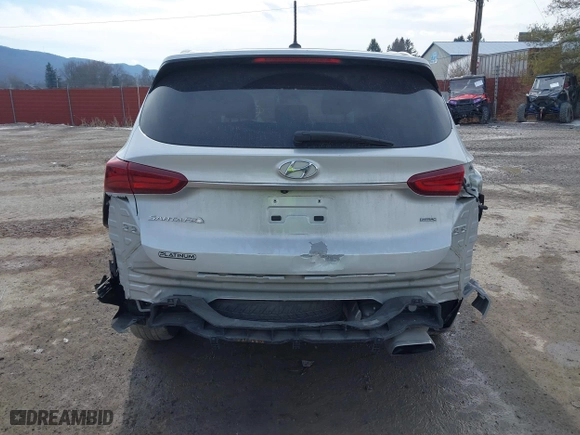2020 Hyundai Santa Fe SE with VIN 5NMS2CAD6LH168588, listed as a IAAI auction lot 41643427 with 50,446 mi miles. Bid and sale history available at carsss.com. Image 6.