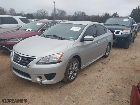 2014 Nissan Sentra SV with VIN 3N1AB7AP8EY240335, listed as a IAAI auction lot 41425022 with 120,418 mi miles. Bid and sale history available at carsss.com. Image 17.