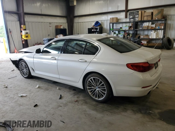 2020 BMW 5 Series 530i with VIN WBAJR3C05LWW69628, listed as a Copart auction lot 54589695 with Not provided miles and Salvage title. Bid and sale history available at DreamBid. Image 2.