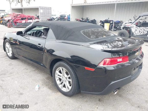 2014 Chevrolet Camaro LT with VIN 2G1FB3D36E9271726, listed as a IAAI auction lot 41493244 with 80,934 mi miles. Bid and sale history available at carsss.com. Image 3.