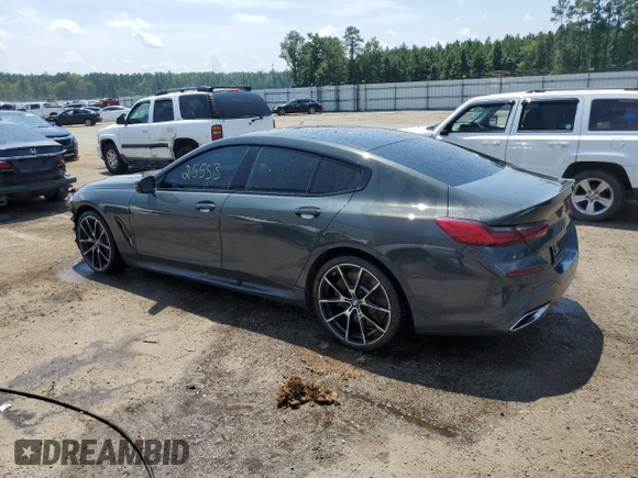2020 BMW 8 Series 840i with VIN WBAGV2C06LCD56253, listed as a Copart auction lot 63133353 with 25,553 mi miles and . Bid and sale history available at DreamBid. Image 2.