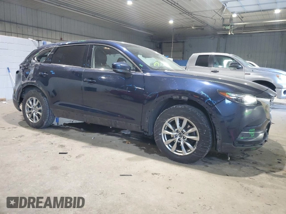2018 Mazda CX-9 Touring with VIN JM3TCBCY8J0213966, listed as a Copart auction lot 42761895 with 105,279 mi miles and Salvage Title. Bid and sale history available at carsss.com. Image 4.