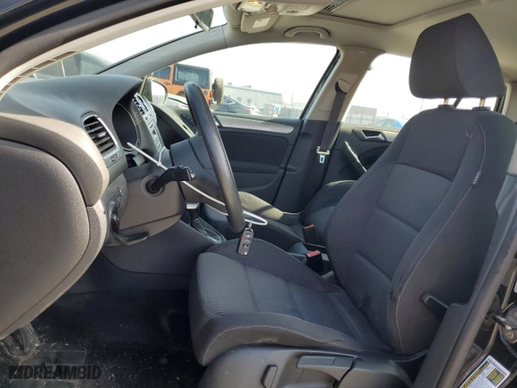 2010 Volkswagen Golf with VIN WVWDB7AJ4AW307245, listed as a Copart auction lot 75751764 with 114,569 mi miles and Salvage Title. Bid and sale history available at carsss.com. Image 7.