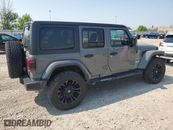 2018 Jeep Wrangler Unlimited Sahara with VIN 1C4HJXEG4JW241511, listed as a Copart auction lot 59003215 with 61,442 mi miles and Clean title. Bid and sale history available at DreamBid. Image 3.