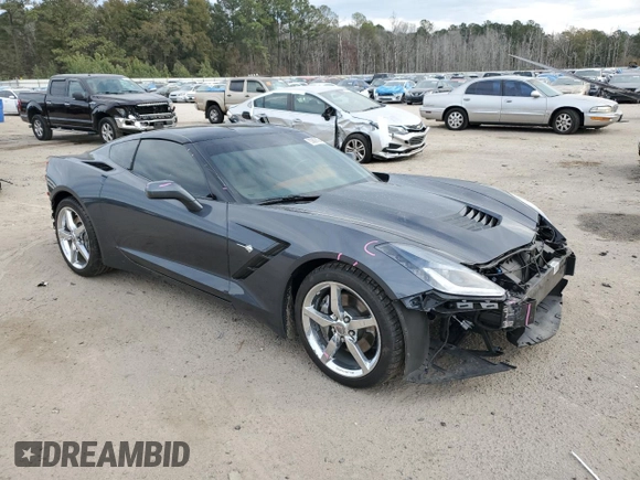 2014 Chevrolet Corvette 3LT with VIN 1G1YF2D71E5114418, listed as a Copart auction lot 83806694 with 54,322 mi miles and Clean title. Bid and sale history available at DreamBid. Image 4.