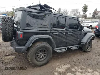 2023 Jeep Wrangler Sport Altitude with VIN 1C4HJXDN6PW525828, listed as a Copart auction lot 87888005 with Not Provided miles and Salvage Title. Bid and sale history available at DreamBid. Image 3.