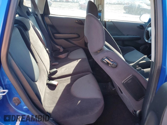 2007 Honda Fit Sport with VIN JHMGD38657S041976, listed as a Copart auction lot 48258825 with 151,075 mi miles and Salvage title. Bid and sale history available at DreamBid. Image 10.