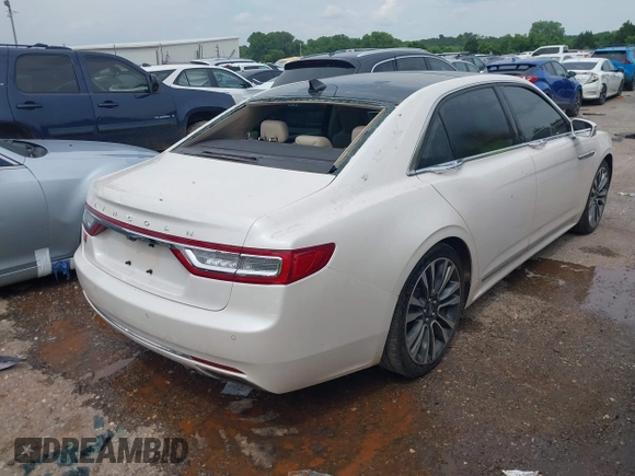 2018 Lincoln Continental Select with VIN 1LN6L9SK5J5615051, listed as a IAAI auction lot 42462912 with 77,581 mi miles and . Bid and sale history available at DreamBid. Image 4.
