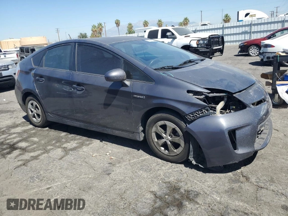 2013 Toyota Prius One with VIN JTDKN3DUXD5648916, listed as a Copart auction lot 64271535 with 249,001 mi miles and Salvage title. Bid and sale history available at DreamBid. Image 4.
