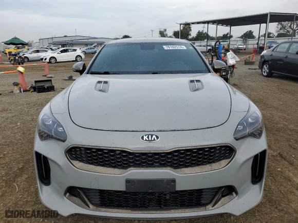 2021 Kia Stinger GT with VIN KNAE35LC0M6097300, listed as a Copart auction lot 78102514 with 47,769 mi miles and Salvage Title. Bid and sale history available at carsss.com. Image 5.