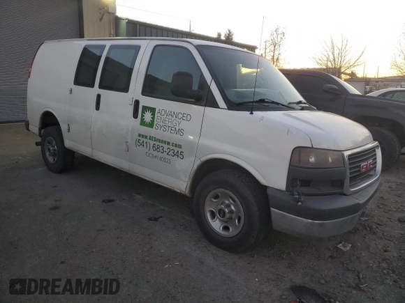 2016 GMC Savana Cargo with VIN 1GTW7AFF4G1172124, listed as a Copart auction lot 42565325 with 94,529 mi miles and Salvage Title. Bid and sale history available at carsss.com. Image 4.