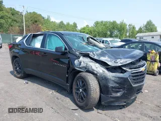2018 Chevrolet Traverse LS with VIN 1GNERFKW2JJ165308, listed as a IAAI auction lot 40128843 with 93,619 mi miles. Bid and sale history available at carsss.com. Image 1.