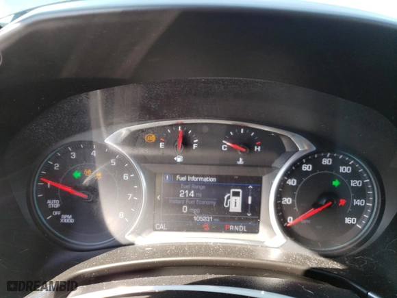 2019 Chevrolet Equinox LT with VIN 2GNAXKEV2K6196704, listed as a Copart auction lot 50022455 with 105,231 mi miles and Salvage Title. Bid and sale history available at carsss.com. Image 9.