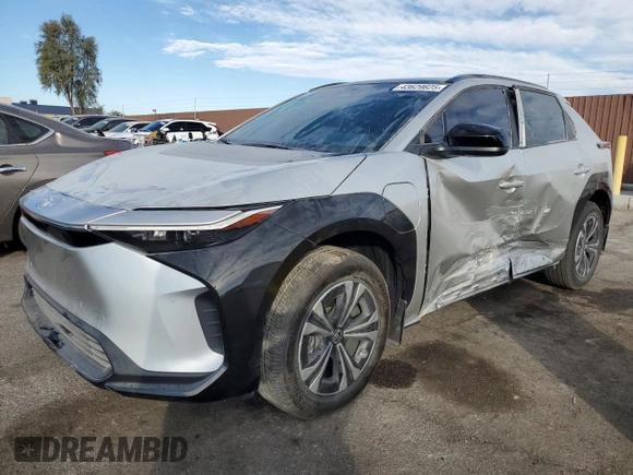 2024 Toyota bZ4X XLE with VIN JTMABACA4RA088146, listed as a Copart auction lot 43629625 with 849 mi miles and Salvage Title. Bid and sale history available at DreamBid. Image 1.