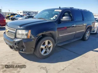 2009 Chevrolet Suburban LTZ with VIN 1GNFC36099R206170, listed as a Copart auction lot 46954815 with 272,788 mi miles and Clean title. Bid and sale history available at DreamBid. Image 1.