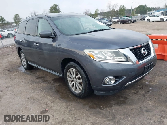 2014 Nissan Pathfinder S with VIN 5N1AR2MM6EC671936, listed as a IAAI auction lot 41680439 with 144,259 mi miles and . Bid and sale history available at DreamBid. Image 1.