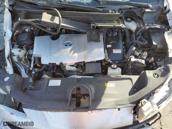 2020 Toyota Prius L Eco with VIN JTDKARFU4L3120925, listed as a Copart auction lot 46131575 with 142,129 mi miles and Salvage Title. Bid and sale history available at carsss.com. Image 12.