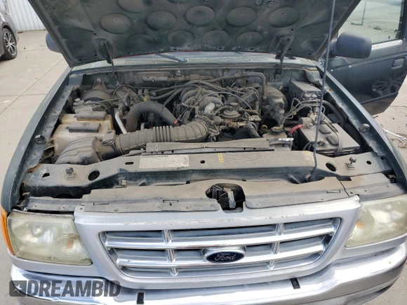 2001 Ford Ranger XLT Appearance with VIN 1FTYR14EX1PB55314, listed as a Copart auction lot 52887535 with 102,270 mi miles and Salvage Title. Bid and sale history available at DreamBid. Image 11.