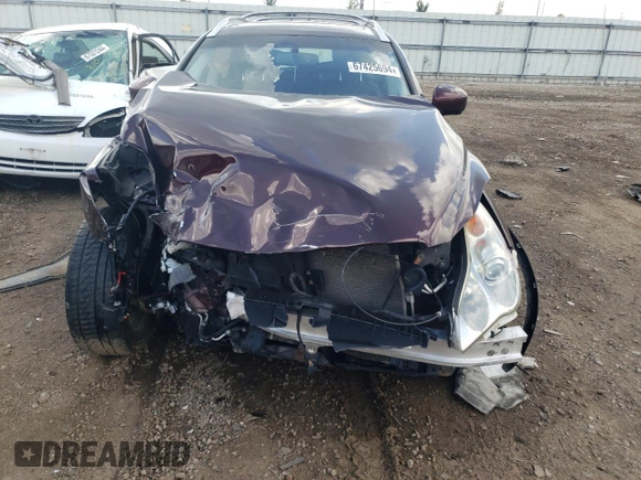 2011 Infiniti EX Journey with VIN JN1AJ0HR4BM851933, listed as a Copart auction lot 67425694 with Not Provided miles and Salvage Title. Bid and sale history available at carsss.com. Image 5.