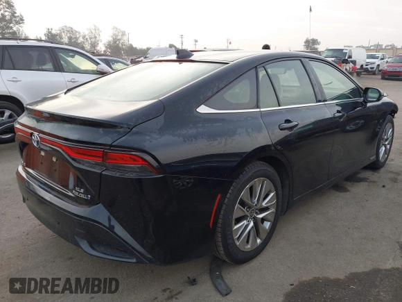 2022 Toyota Mirai XLE with VIN JTDAAAAA8NA005110, listed as a IAAI auction lot 41174928 with 30,151 mi miles and . Bid and sale history available at DreamBid. Image 4.