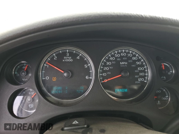 2012 Chevrolet Avalanche LTZ with VIN 3GNTKGE76CG110421, listed as a Copart auction lot 75436804 with 159,044 mi miles and Salvage Title. Bid and sale history available at DreamBid. Image 9.