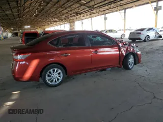 2015 Nissan Sentra SV with VIN 3N1AB7AP7FY377297, listed as a Copart auction lot 50177905 with 134,147 mi miles and Salvage Title. Bid and sale history available at DreamBid. Image 3.