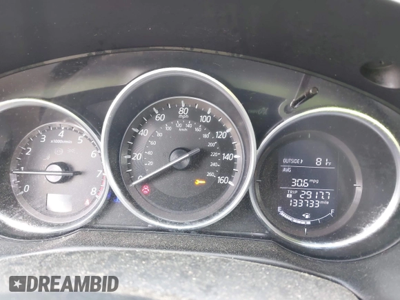 2016 Mazda CX-5 Touring with VIN JM3KE2CYXG0647921, listed as a IAAI auction lot 41948068 with 133,733 mi miles and . Bid and sale history available at DreamBid. Image 7.