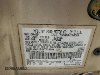 1989 Lincoln Town Car z VIN 1LNBM81F8KY816906, wystawiony jako Copart lot #51316715 z przebiegiem 361 830 mil mil oraz Szkoda całkowita • Salvage title. Historia ofert i sprzedaży dostępna na DreamBid. Obrazek 13.
