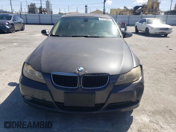 2006 BMW 3 Series 325i with VIN WBAVB13556PT26158, listed as a Copart auction lot 47475865 with 111,582 mi miles and Salvage Title. Bid and sale history available at carsss.com. Image 5.