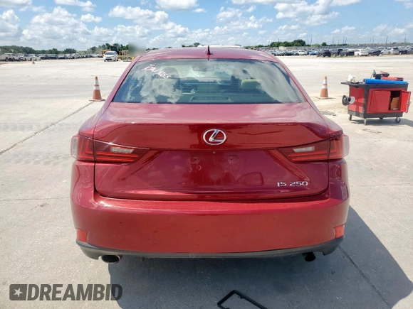 2014 Lexus IS 250 with VIN JTHBF1D28E5021485, listed as a Copart auction lot 61985045 with 117,815 mi miles and Salvage title. Bid and sale history available at DreamBid. Image 6.
