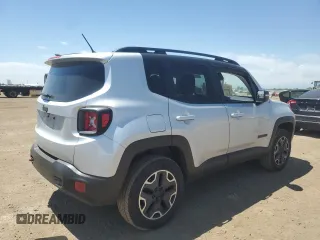 2017 Jeep Renegade Trailhawk с VIN ZACCJBCB9HPE82976, выставлен на аукционе Copart как лот 58247235 с пробегом 92 350 миль миль и Списание • Salvage title. История ставок и продаж доступна на DreamBid. Изображение 3.
