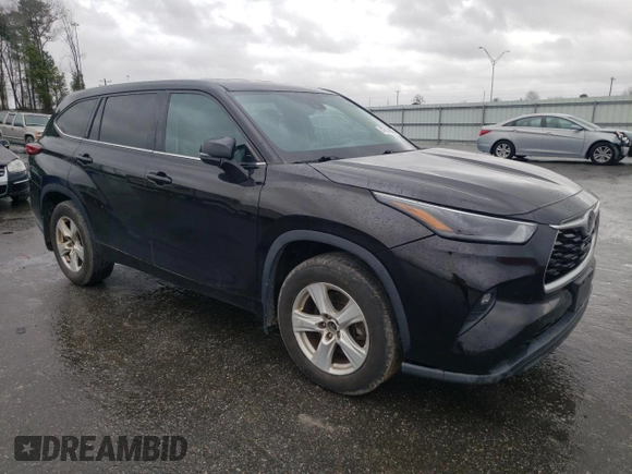2020 Toyota Highlander LE with VIN 5TDBZRBH1LS020524, listed as a Copart auction lot 47814025 with 245,534 mi miles and Clean title. Bid and sale history available at DreamBid. Image 4.