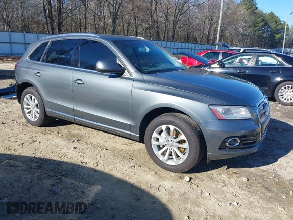 2013 Audi Q5 Premium Plus with VIN WA1LFBFP5DA041388, listed as a IAAI auction lot 41218589 with 82,258 mi miles. Bid and sale history available at carsss.com. Image 1.